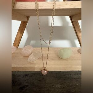 Gold Heart Pendant Necklace